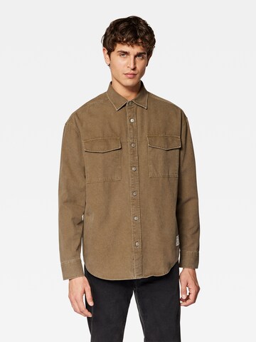 Mavi Regular fit Button Up Shirt in Green: front