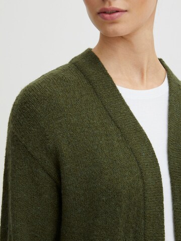 Oxmo Knit cardigan in Green