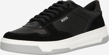 Sneaker low 'Baltimore' de la BOSS Black pe negru: față