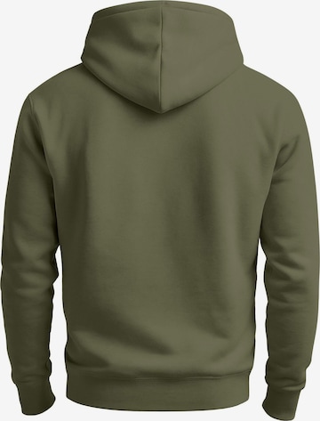Neverless Sweatshirt 'Berg Linie' in Grün: Vorderseite