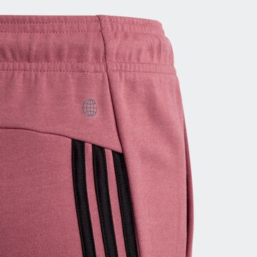 ADIDAS SPORTSWEAR Slim fit Workout Pants 'Future Icons 3-Stripes -' in Pink