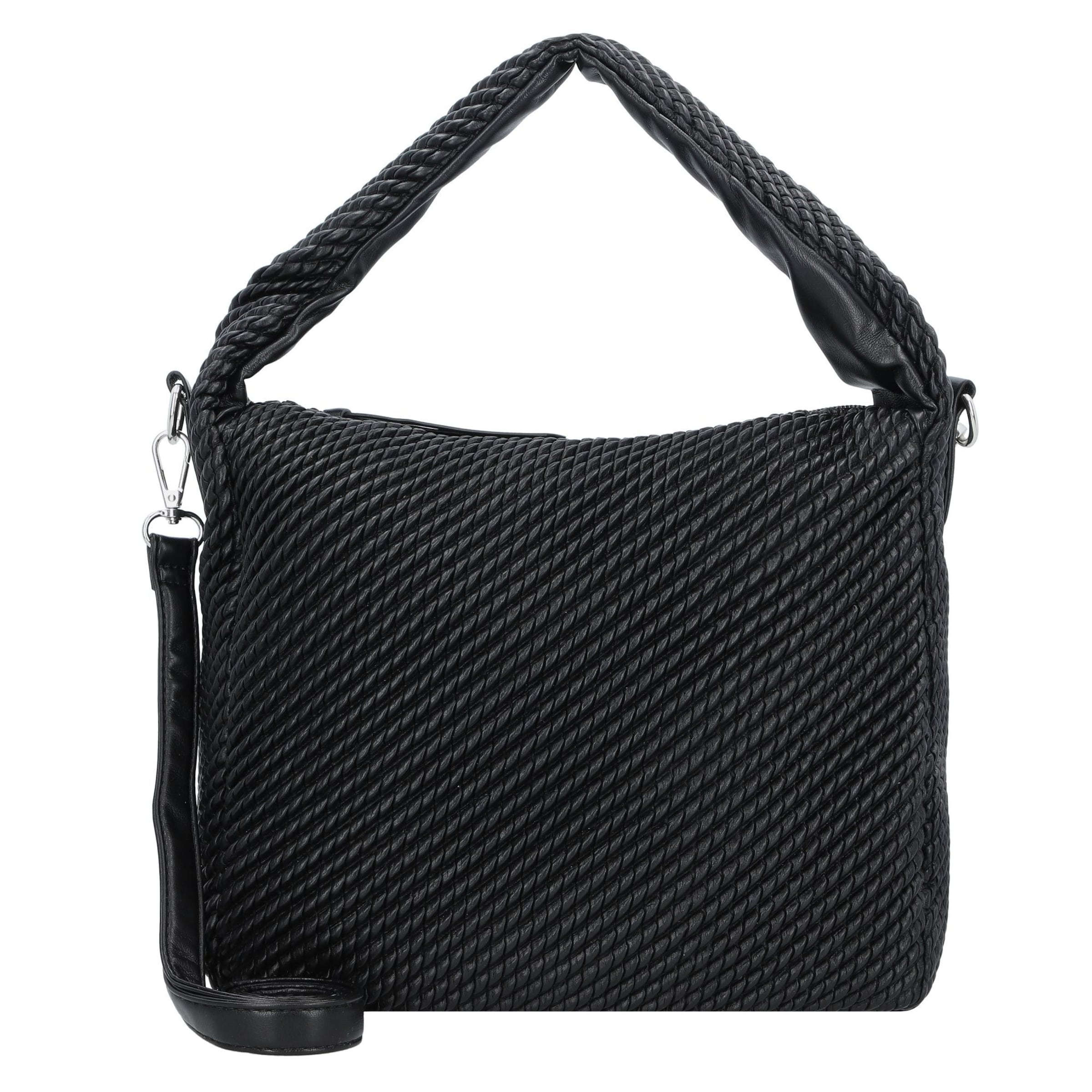 TOM TAILOR DENIM Shoulder bag in Black: front