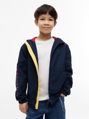 TOMMY HILFIGER Přechodná bunda – modrá: přední strana