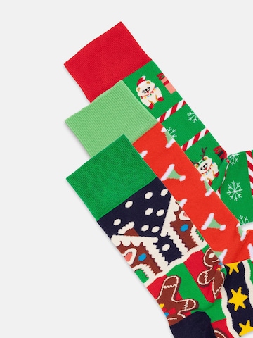 Chaussettes 'Christmas Season' DillySocks en mélange de couleurs