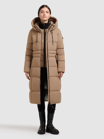 khujo Jacke 'Enakh' in Braun