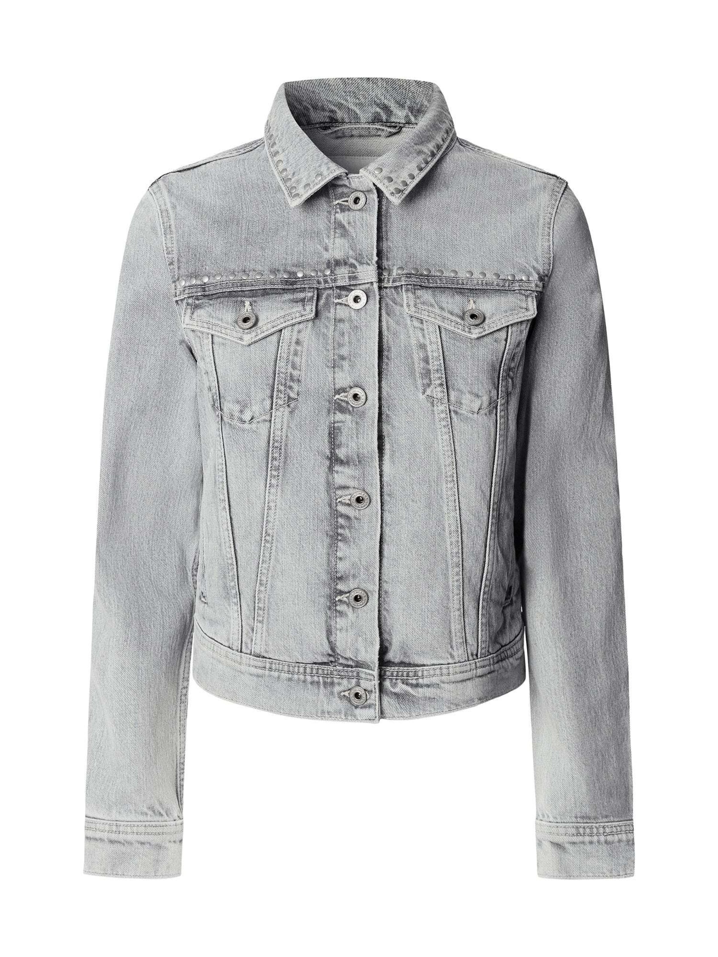 Pepe Jeans Between-season jacket in Grey: front