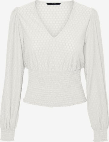 VERO MODA - Blusa em branco: frente