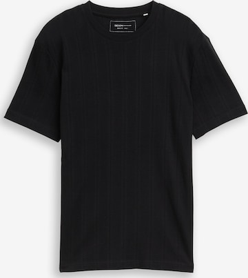 TOM TAILOR DENIM Shirt in Black: front