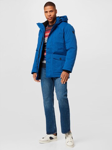 TOM TAILOR Téli parka 'Arctic' - kék