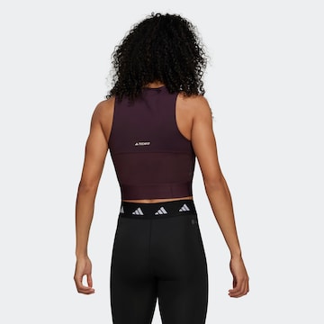 ADIDAS PERFORMANCE Sporttop 'Techfit Branded Tape' in Rood