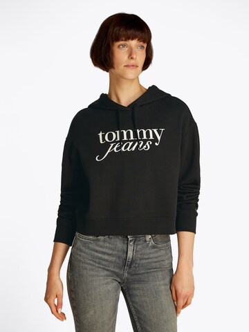 Tommy Jeans - Sweatshirt em preto: frente