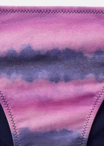 MANGO TEEN Triangle Bikini 'Blurry' in Purple
