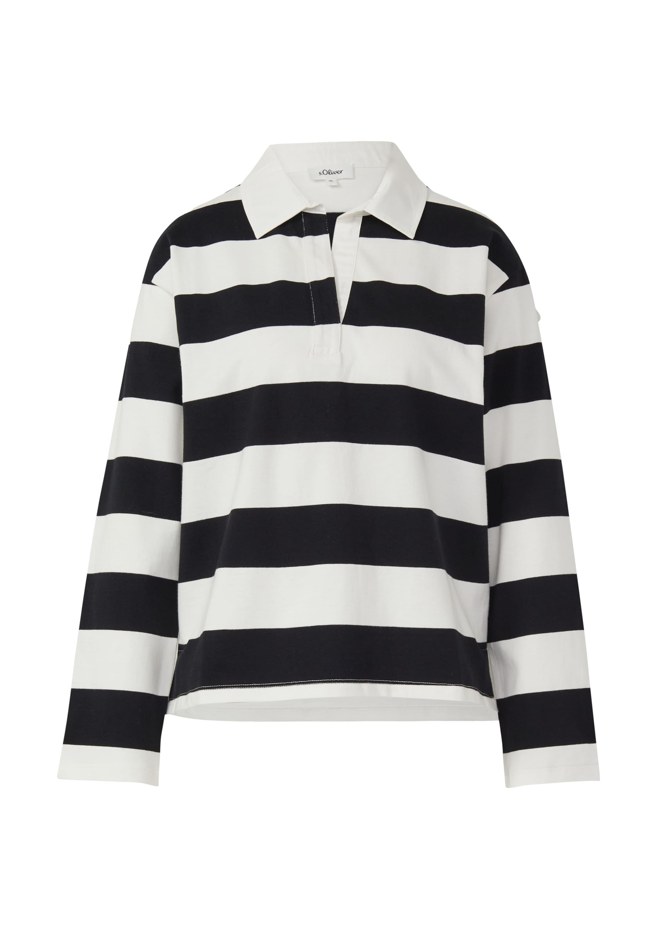 s.Oliver Sweatshirt in Schwarz: Vorderseite