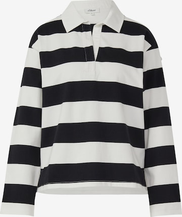 s.Oliver Sweatshirt in Schwarz: Vorderseite