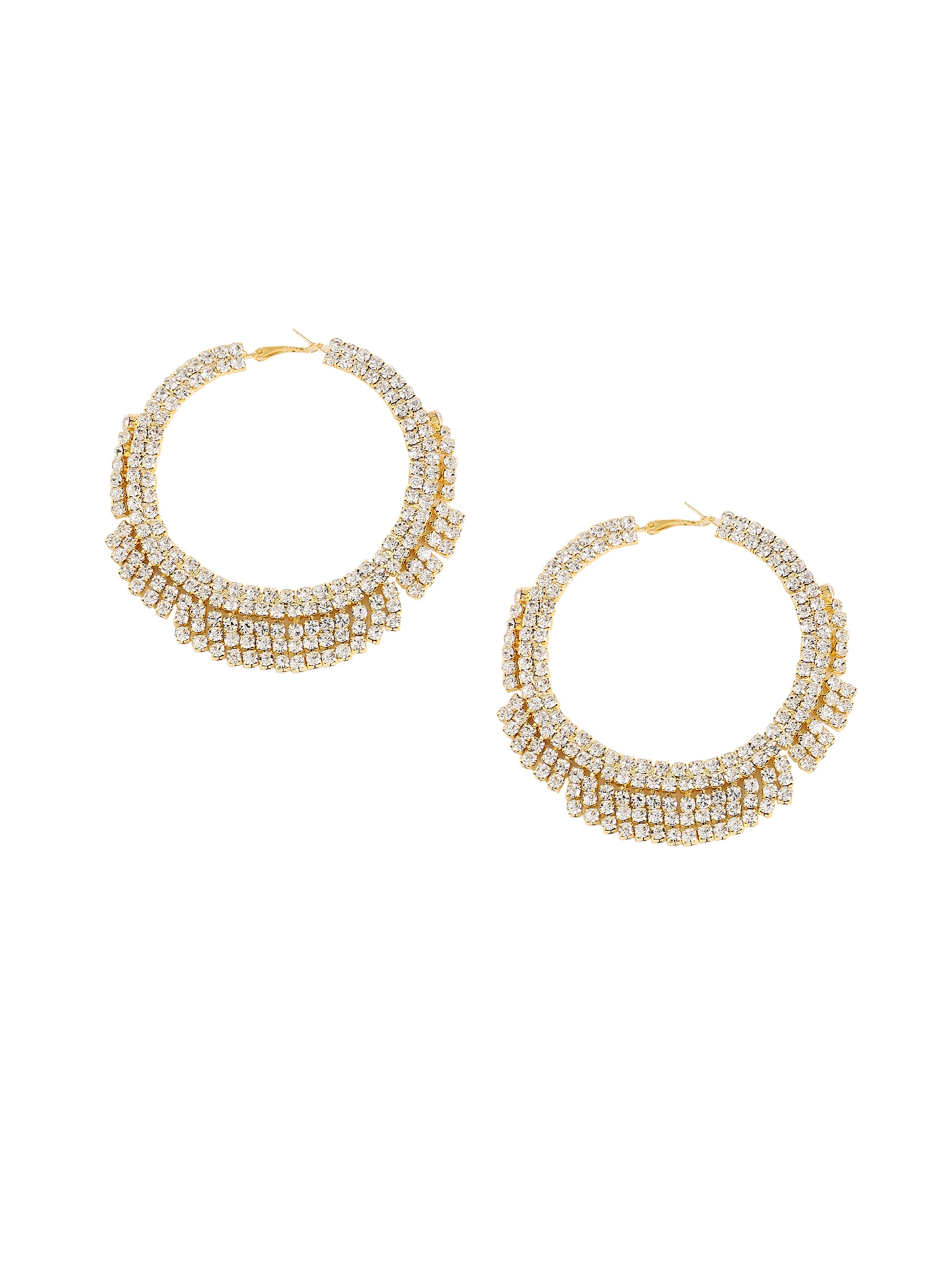 SOHI Kõrvarõngas, värv Hõbe: eest vaates