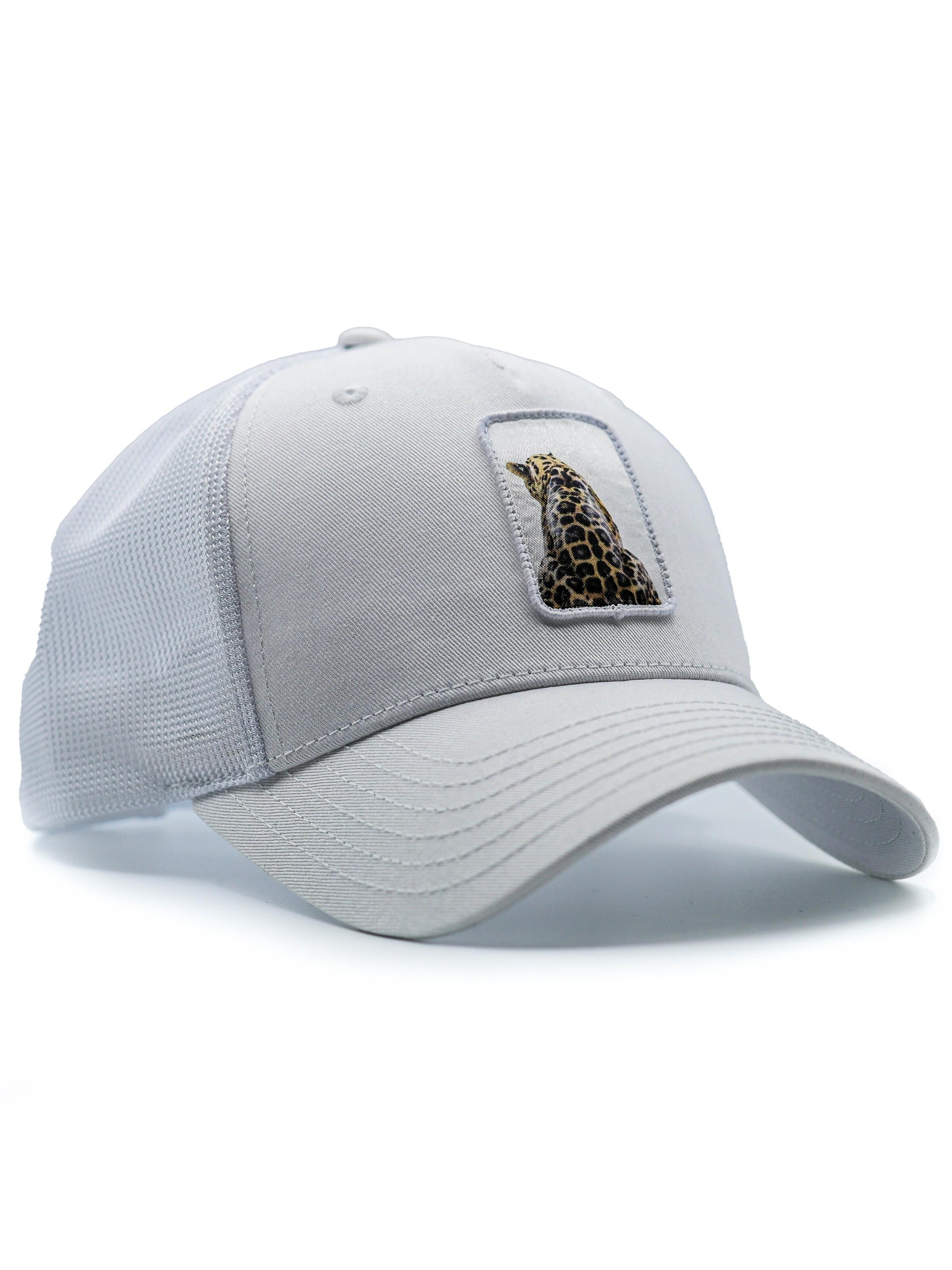 Be52 Cap 'Leopard' in White