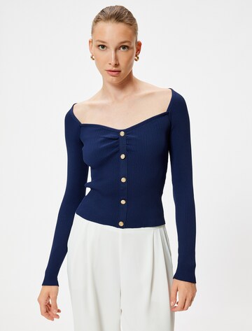 Koton Knit cardigan in Blue: front