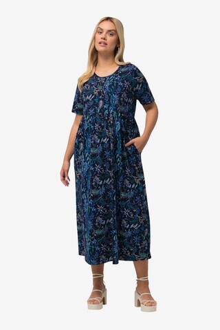 Robe Ulla Popken en bleu : devant