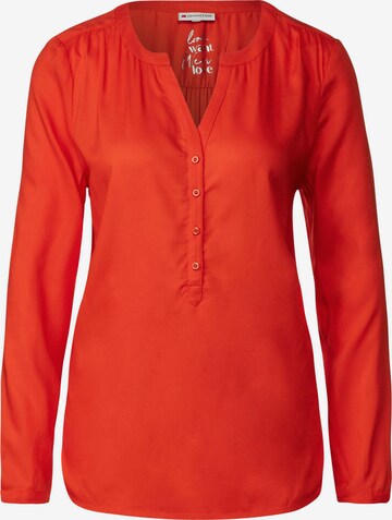 STREET ONE Blouse 'Bamika' in Oranje: voorkant