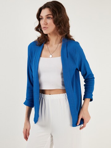 LELA Strickjacke in Blau