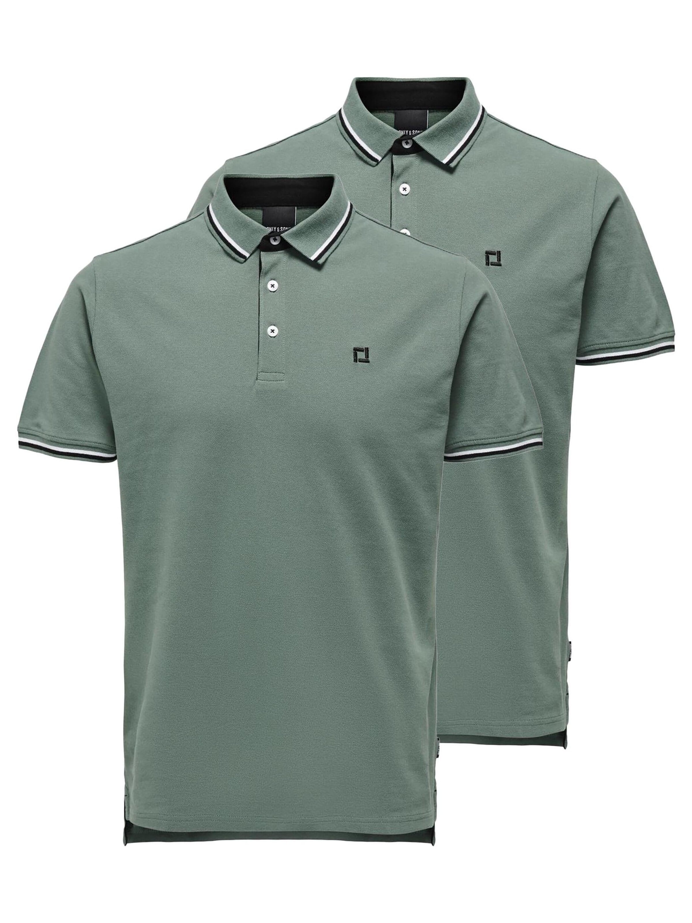 Only & Sons Shirt 'Onsefletcher' in Green: front