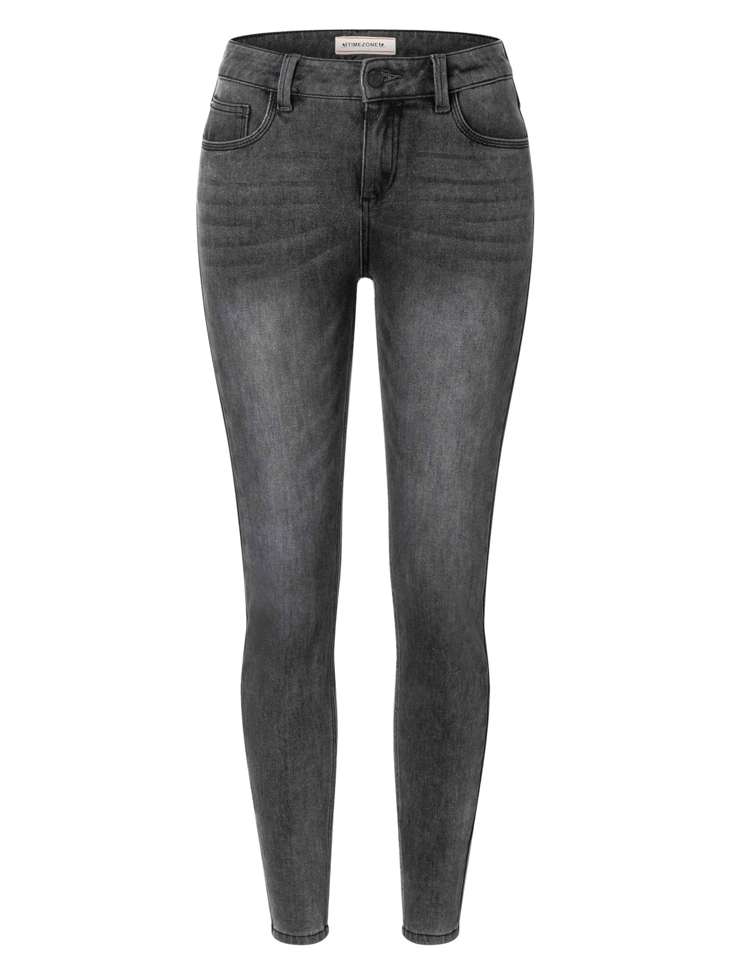 TIMEZONE Слим фит Дънки &#x27;Aleena&#x27; в сиво: отпред
