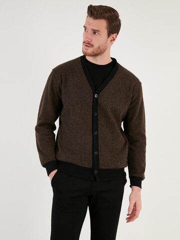 Buratti Knit Cardigan in Brown