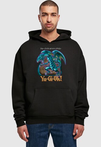 Merchcode Sweatshirt 'Yu-Gi-Oh! - Dragon' in Black: front