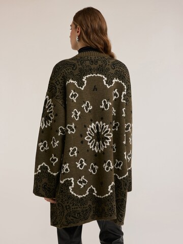 MOTIVI Knit cardigan in Green