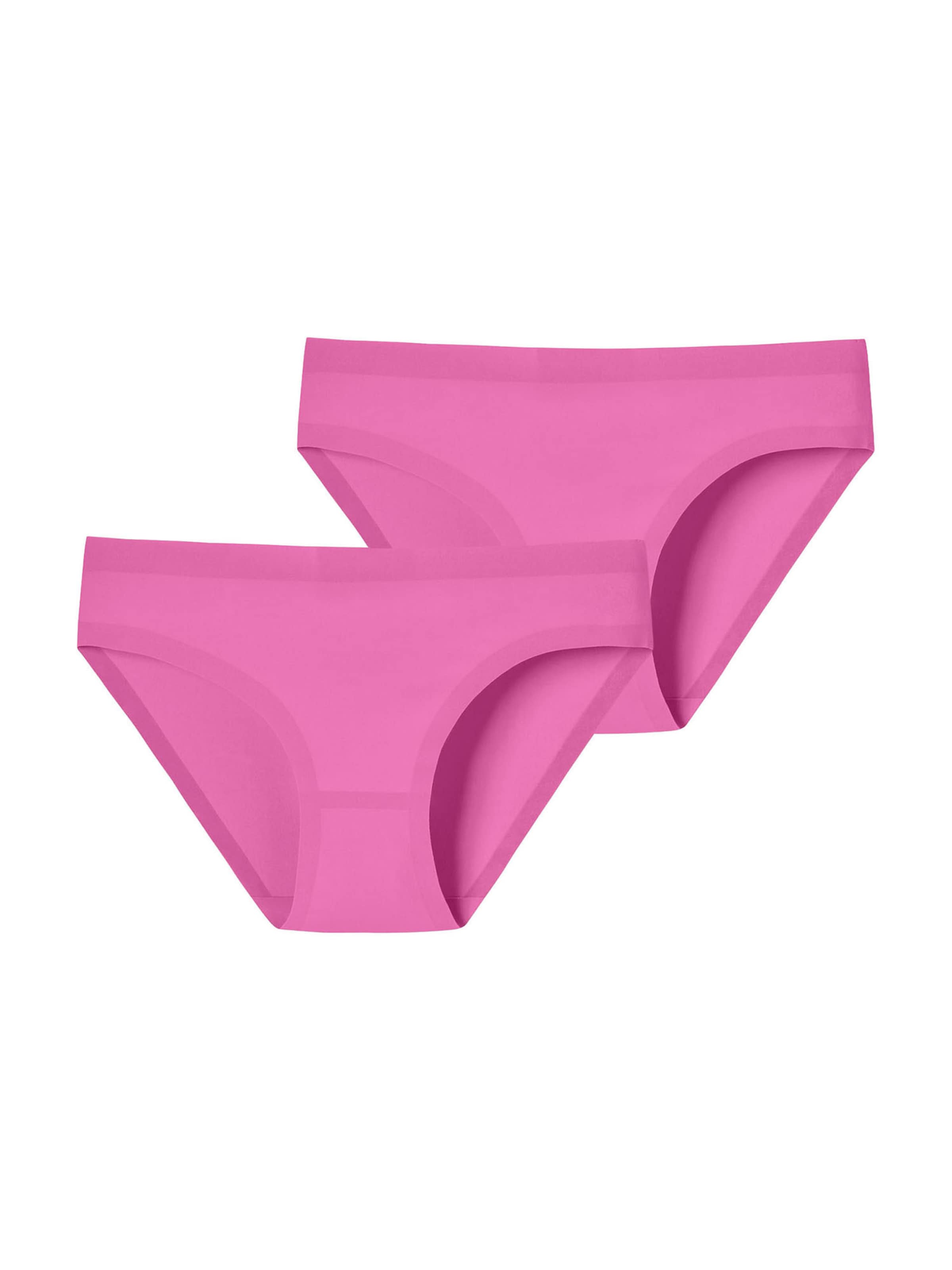SCHIESSER Slip ' Invisible Cotton ' en rose / fuchsia, Vue avec produit