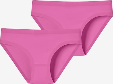 Slip ' Invisible Cotton ' SCHIESSER en rose : devant