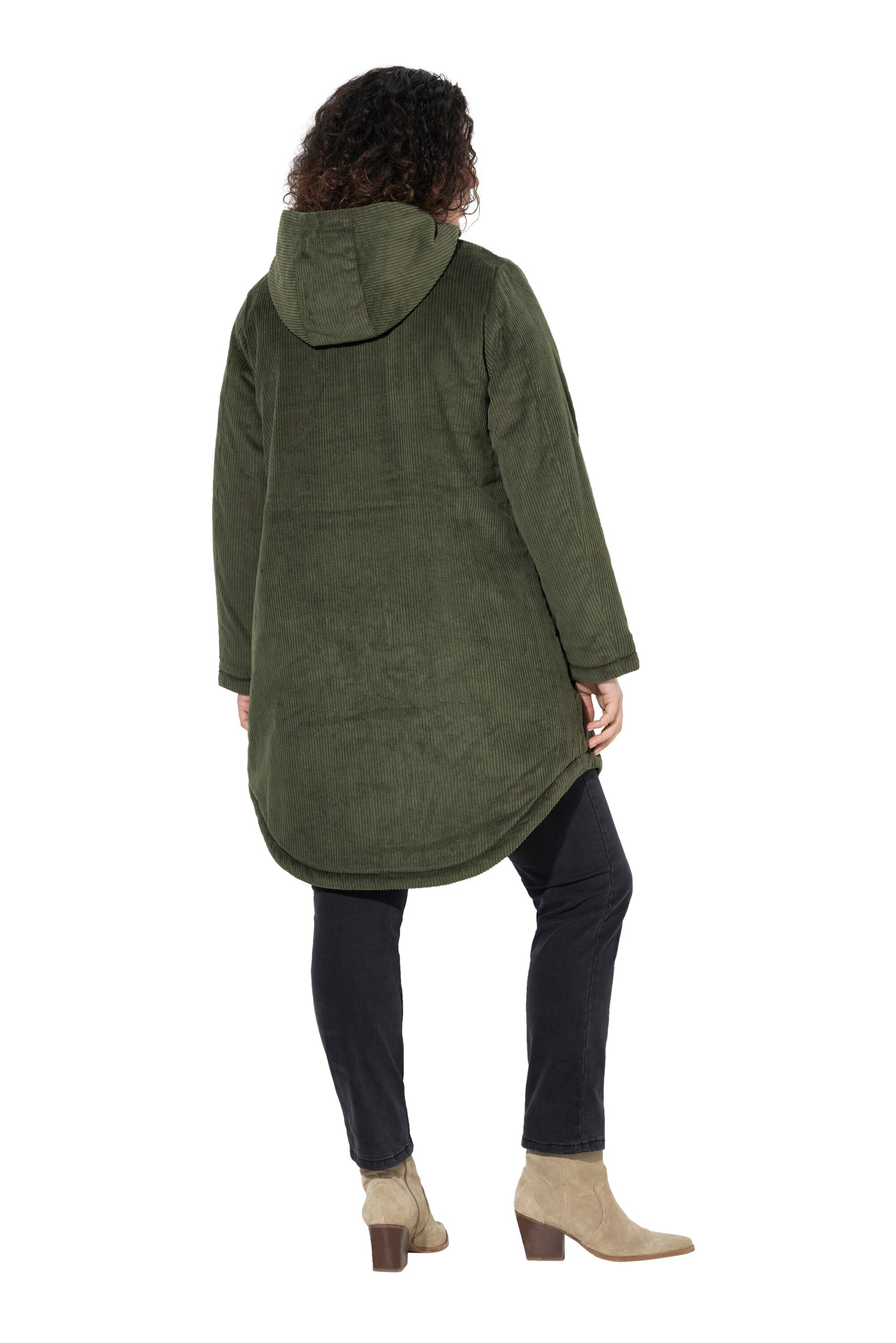 Ulla Popken Wintermantel in Groen