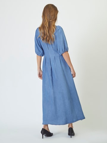 Robe co'couture en bleu