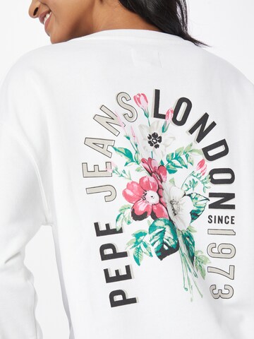 Pepe Jeans - Sweatshirt 'POP' em branco