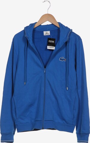 LACOSTE Sweatshirt & Zip-Up Hoodie in S in Blue: front