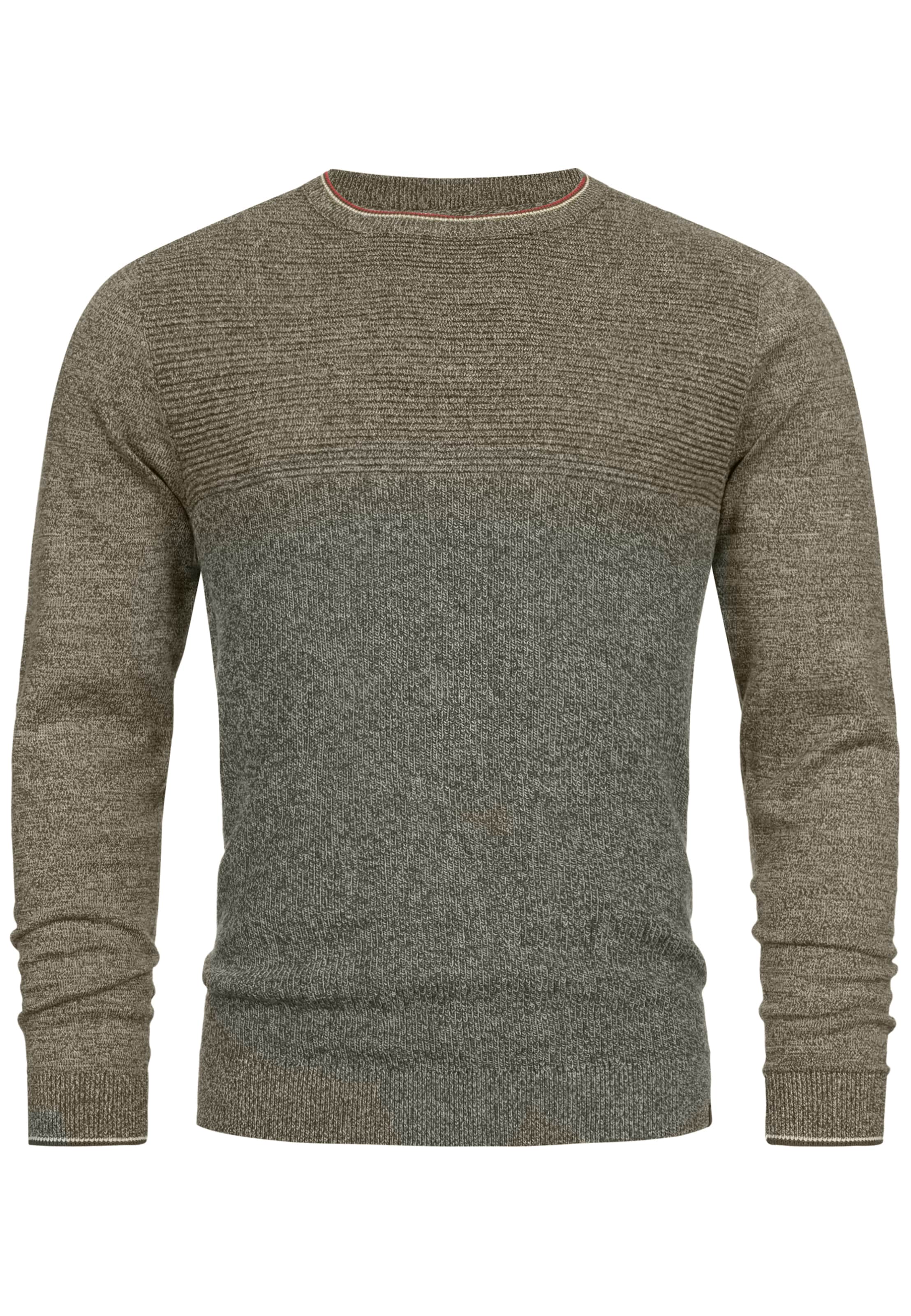 INDICODE JEANS Sweater 'Reign' in Green: front
