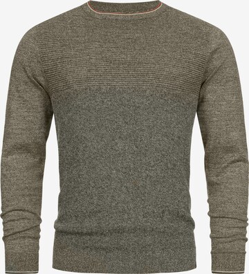 INDICODE JEANS Sweater 'Reign' in Green: front