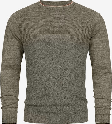 INDICODE JEANS Pullover 'Reign' in Grün: predná strana