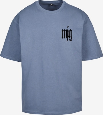 MJ Gonzales Shirt 'Transformation' in Blau: Vorderseite