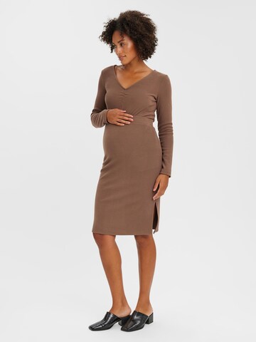 Vero Moda Maternity Skirt 'TYRA' in Brown