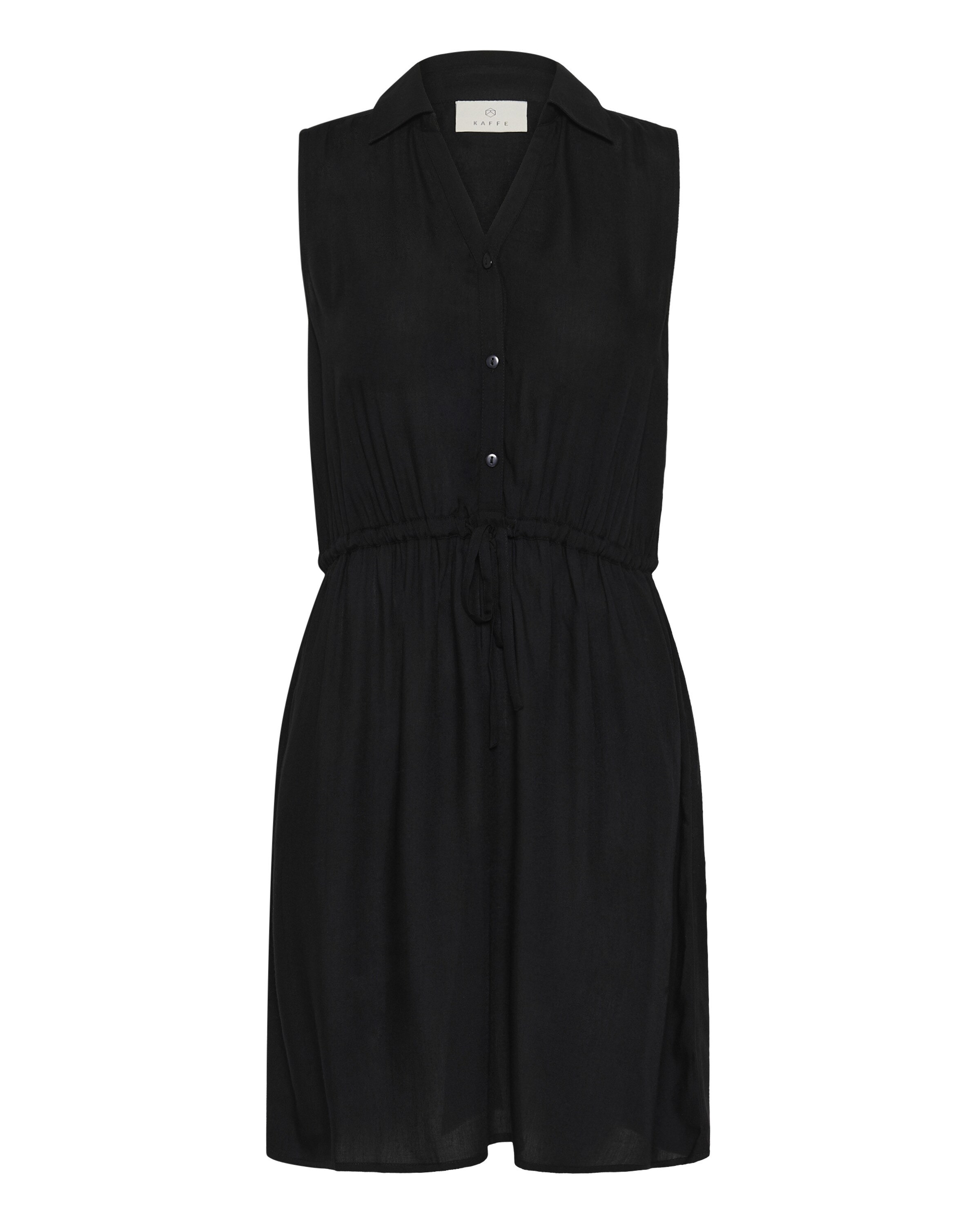 Kaffe Blusekjole 'Cheer' i sort: forside