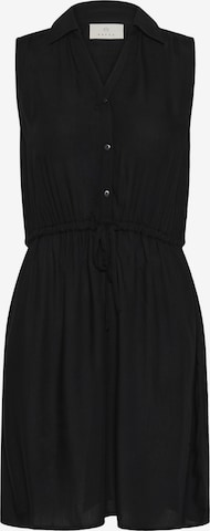 Kaffe Blusenkleid 'Cheer' in Schwarz: Vorderseite