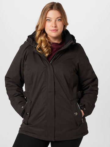 STOY Weatherproof jacket in Black: front