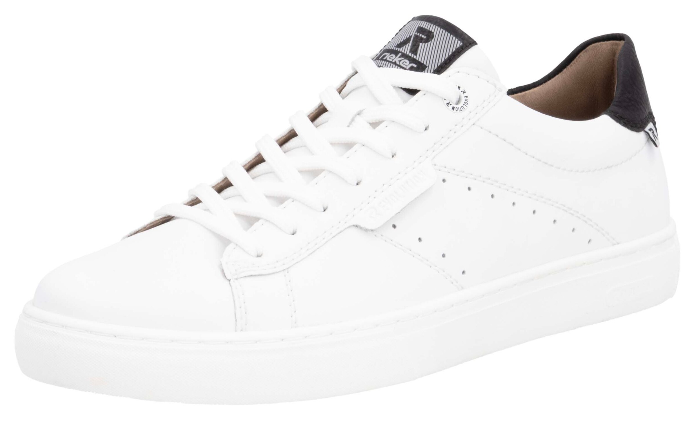 Sneaker bassa di Rieker Sport in bianco: frontale