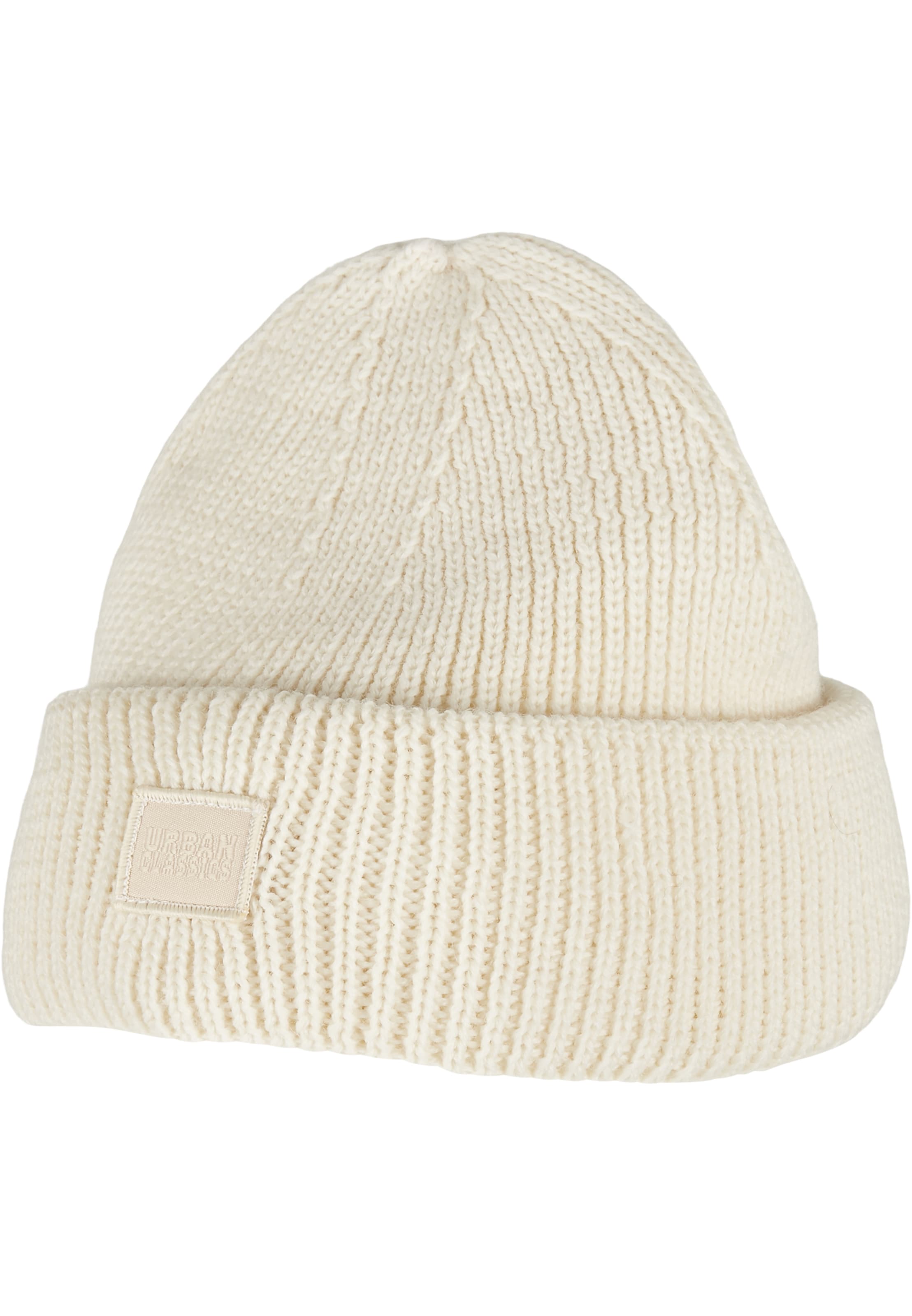 Urban Classics Beanie in White: front