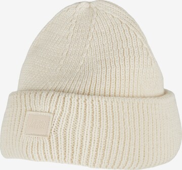 Urban Classics Beanie in White: front