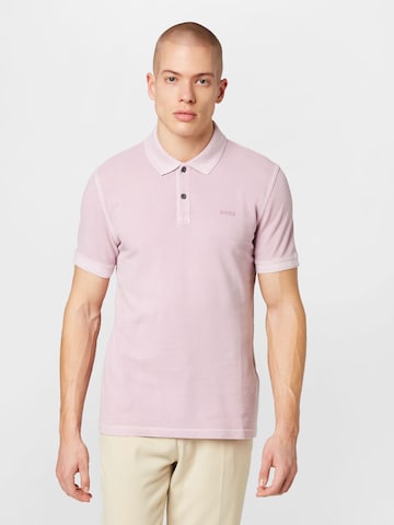 BOSS Orange Regular fit Shirt 'Prime' in Roze: voorkant