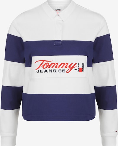 Tommy Jeans Poloshirt in navy / hellrot / weiß, Produktansicht