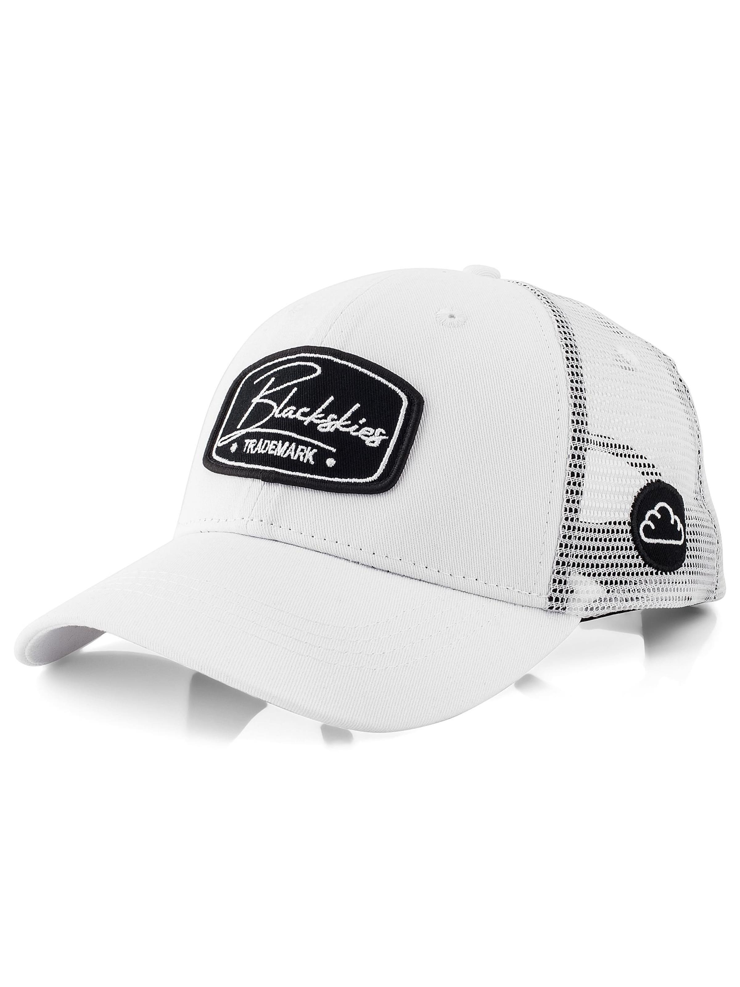 Blackskies Cap 'Race' in White: front