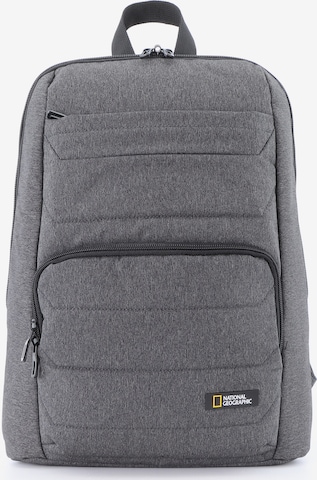 National Geographic Backpack in Grey: front